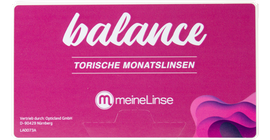 meineLinse balance torische Monatslinsen 6er