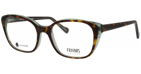 FRAIMS NATURE 03-31110-02 Hazel Havanna / Salbei transparent glänzend - Ansicht 2