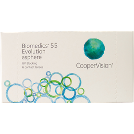 Monatslinsen Sphärisch BioMedics 55 Evolution 6er