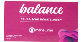 meineLinse balance sphärische Monatslinsen 6er